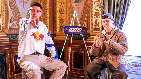 Gazir con Felipe Kaponi en Batallón