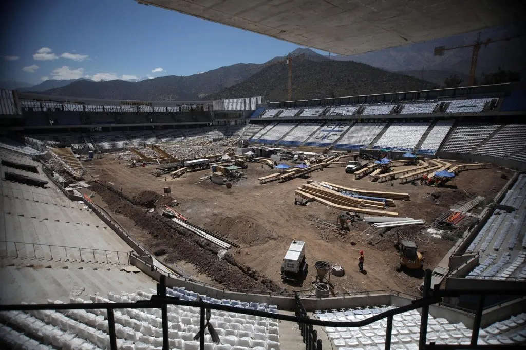 San Carlos, Claro Arena, está en tierra derecha de su reconstrucción.