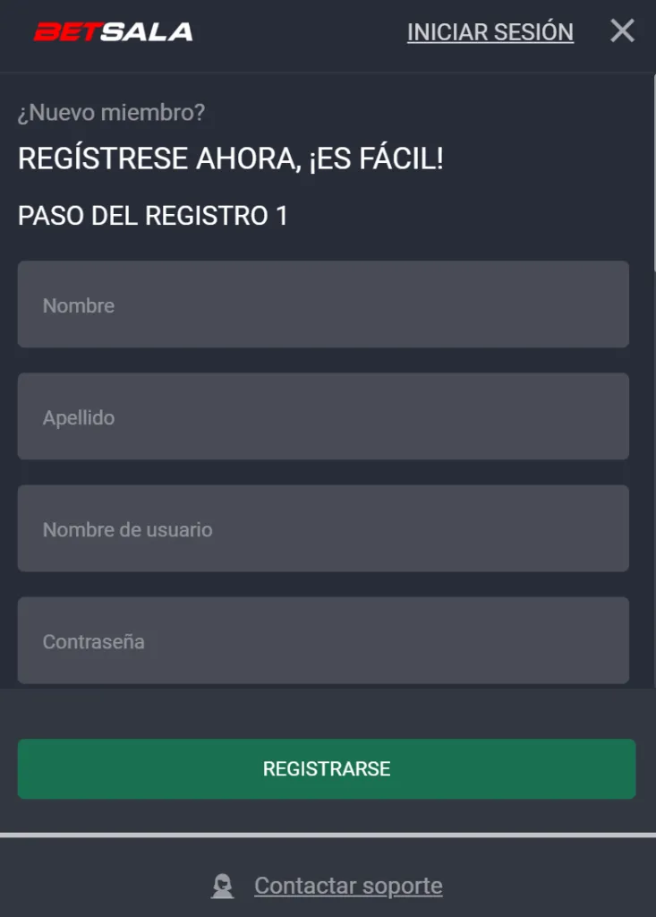 betsala bono de bienvenida