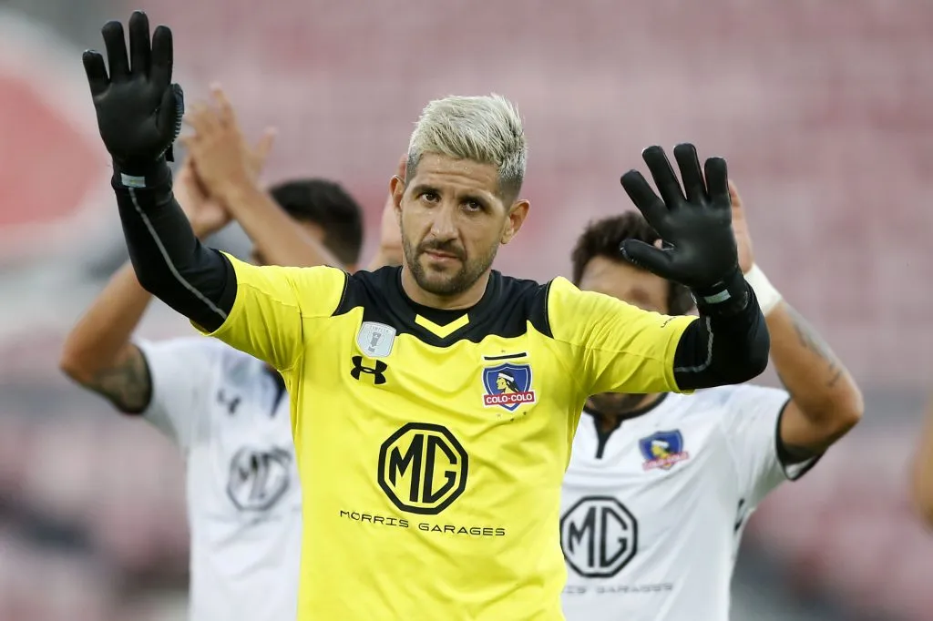 Agustín Orion con la camiseta de Colo Colo. (Andrés Piña/Photosport).