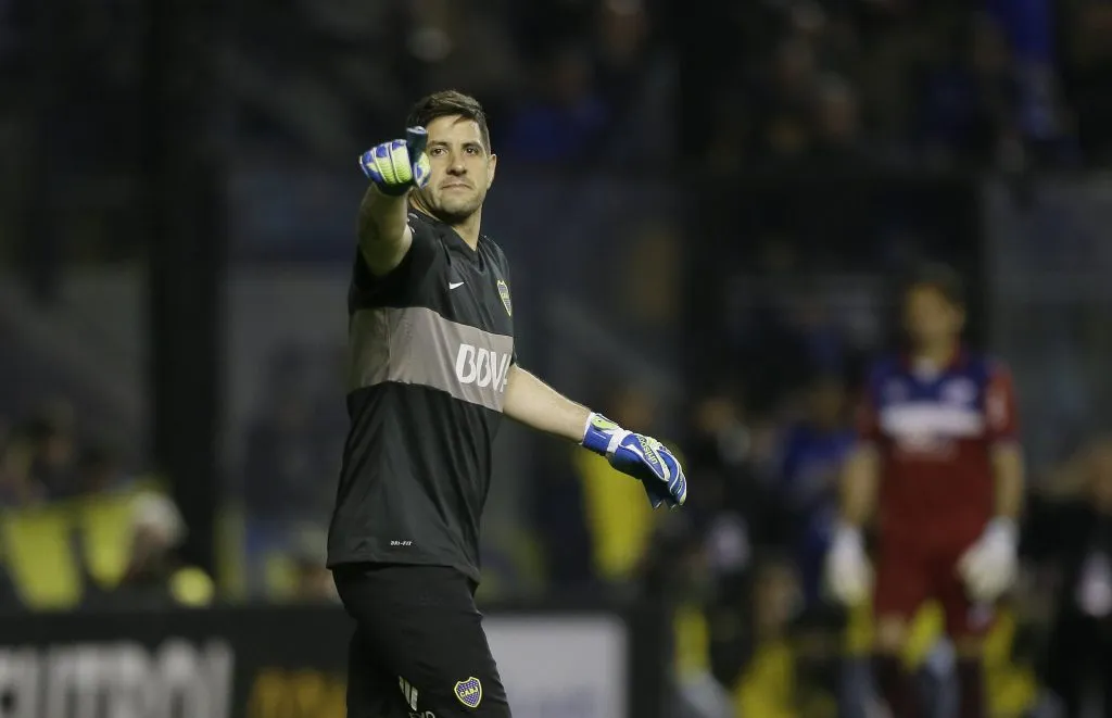 Agustin Orion de Boca Juniors. Boca Juniors vs Nacional. Copa Libertadores 2016 – Estadio: Alberto J. Armando – La Bombonera (Buenos Aires, Argentina).