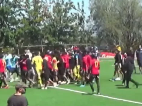 Escándalo en el fútbol joven: ¡semifinal termina en una gresca!