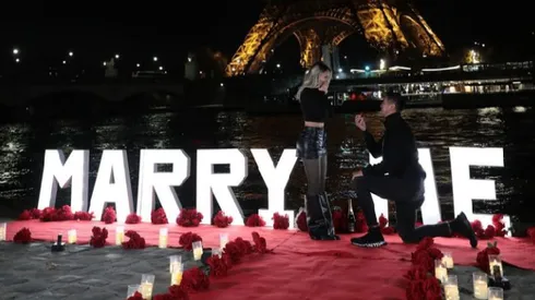 Andrés Vilches se la jugó con un pedido de matrimonio a lo grande.