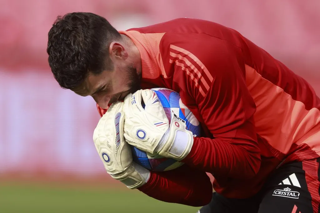 Gabriel Arias se marginó de Chile para ser campeón de Copa Sudamericana con Racing. Foto: Photosport.