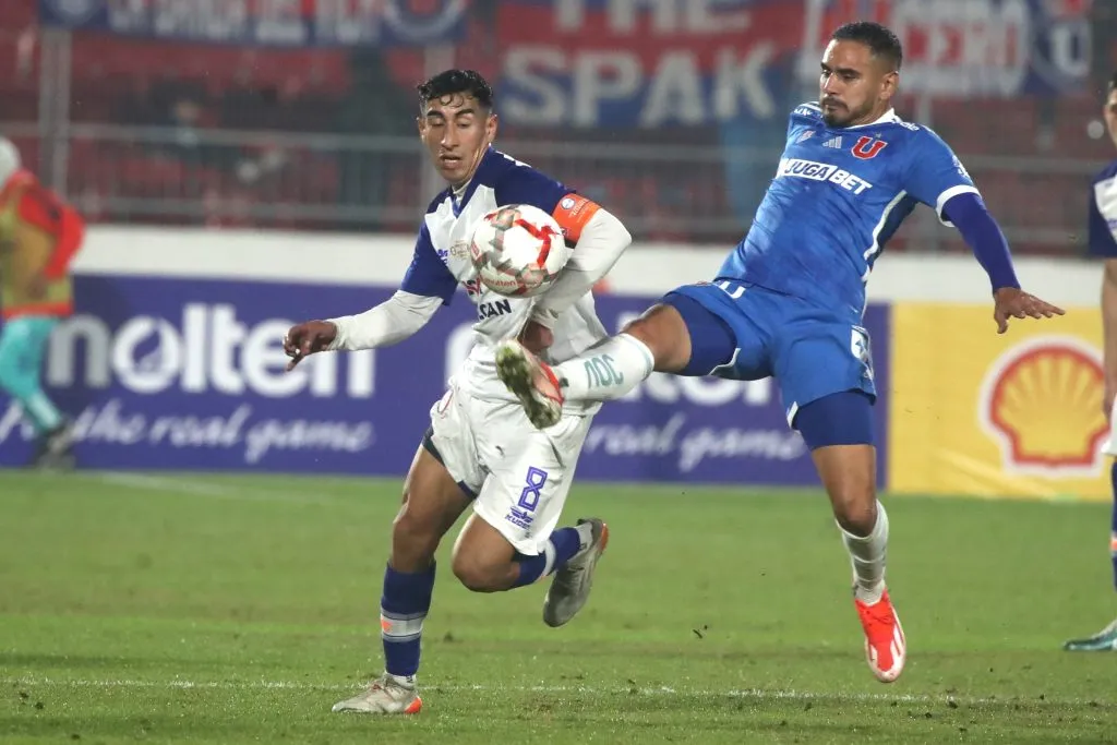 Federico Mateos jugó poco en la U. Foto: Jonnathan Oyarzun/Photosport