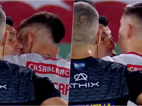 ¡Descontrolado! El minuto de furia de Medel con Echeverría