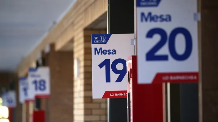Mesas instaladas
