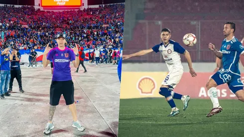 El fanático azul en Copa Chile.