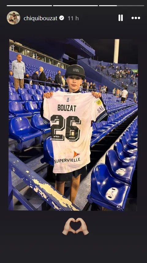 Captura Instagram Chiqui Bouzat.