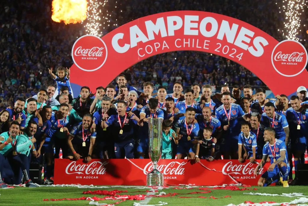 Universidad de Chile fue campeón de la Copa Chile 2024. (Jonnathan Oyarzun/Photosport).