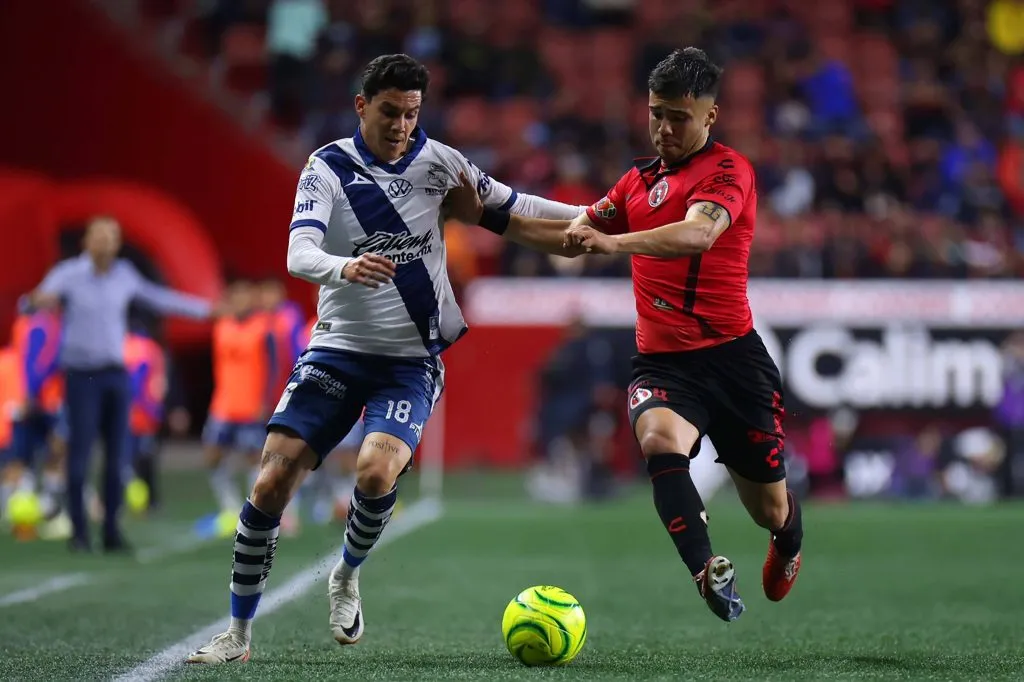 Nicolás Díaz en acción por Xolos de Tijuana. (Foto: David Vega | Imago).