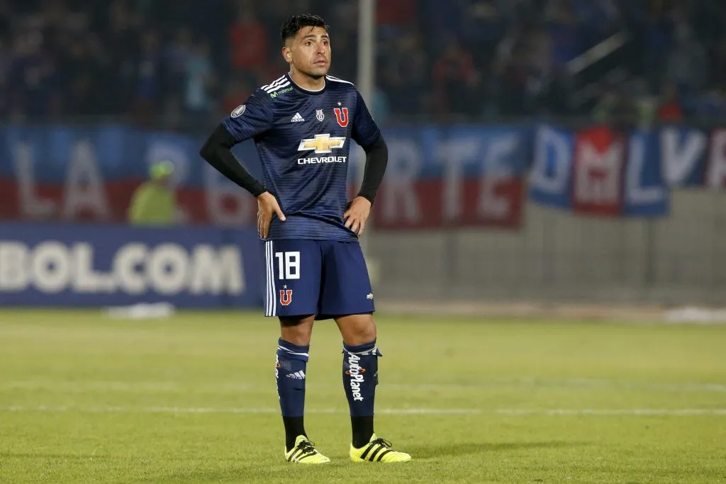 Jara jugó 77 partidos en U. de Chile. Imagen: Photosport.