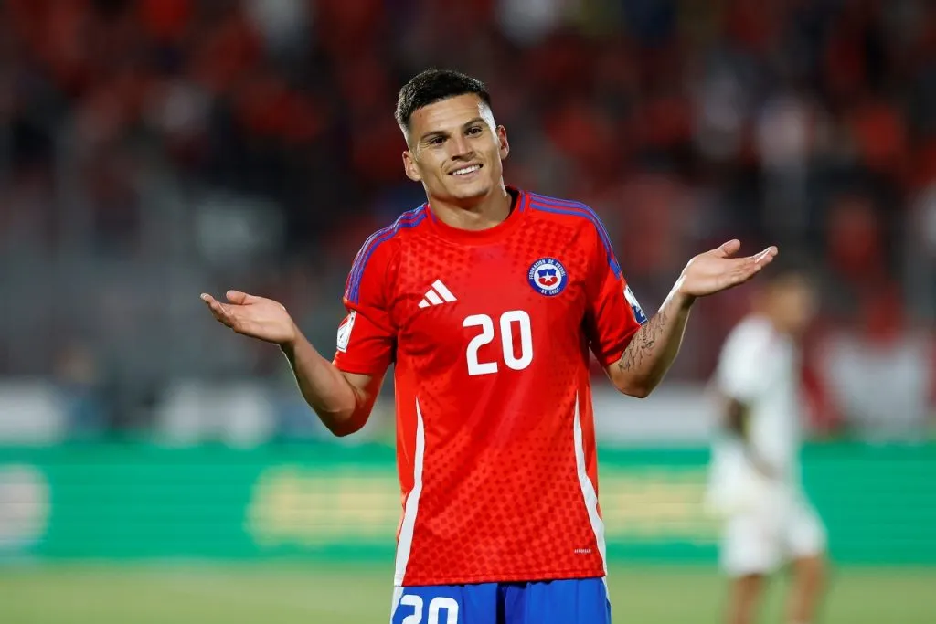 Lucas Cepeda, delantero de Colo Colo, ya está en la mira de Sudamérica (Photosport)