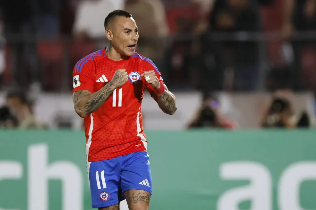 Eduardo Vargas suma 3 goles en las Eliminatorias. Imagen: Photosport.