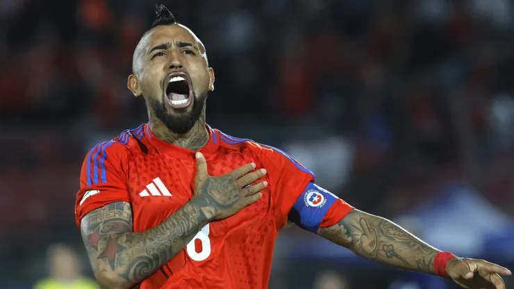 Arturo Vidal fue el capitán de la Roja.