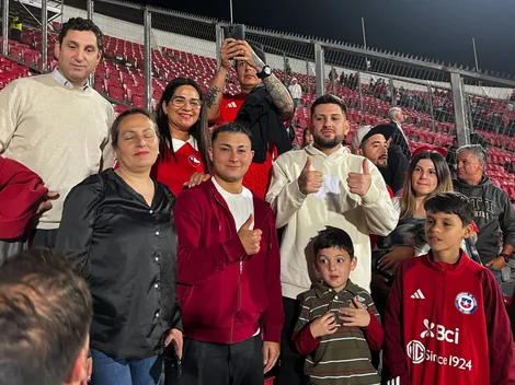 La íntima celebración de Lucas Cepeda como héroe de la Roja