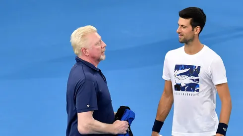 Dos leyendas en cancha.