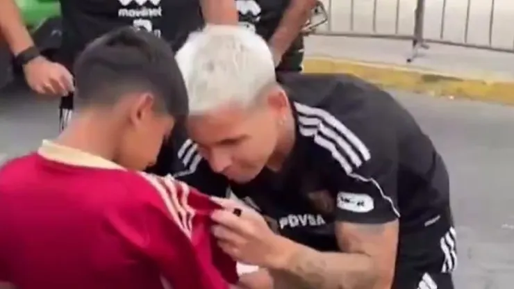 El gesto de Soteldo