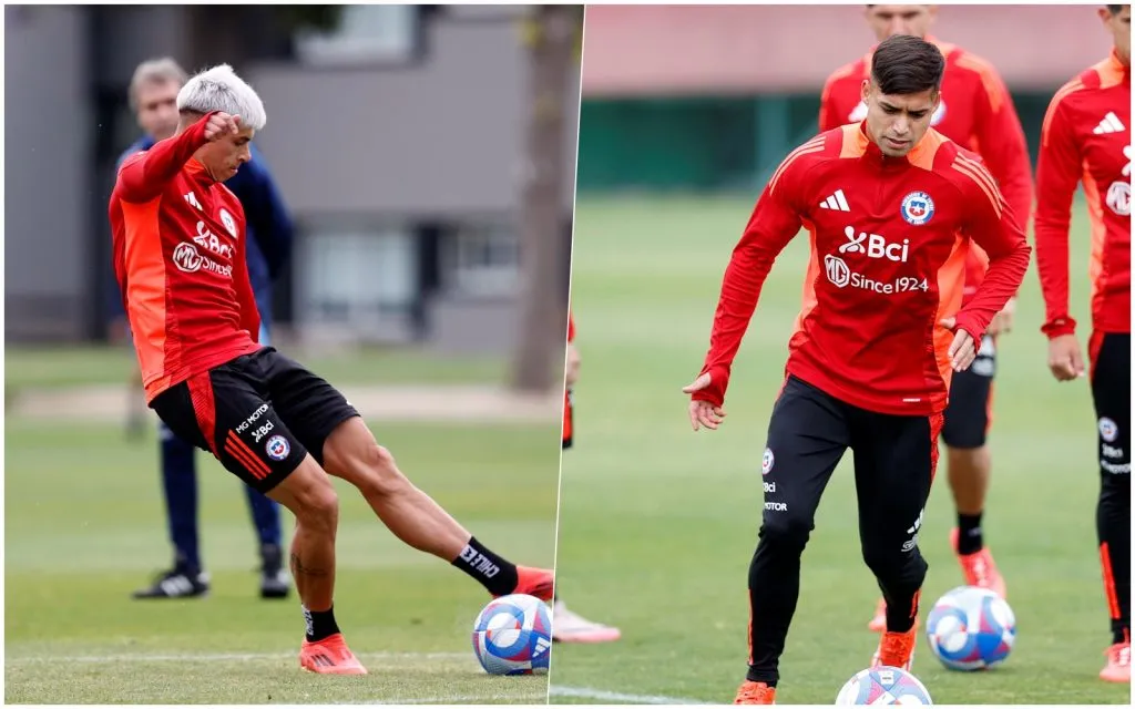 Maximiliano Guerrero y Fabián Hormazábal se apuntan como variantes titulares en la Roja. Foto: Carlos Parra / FFCh