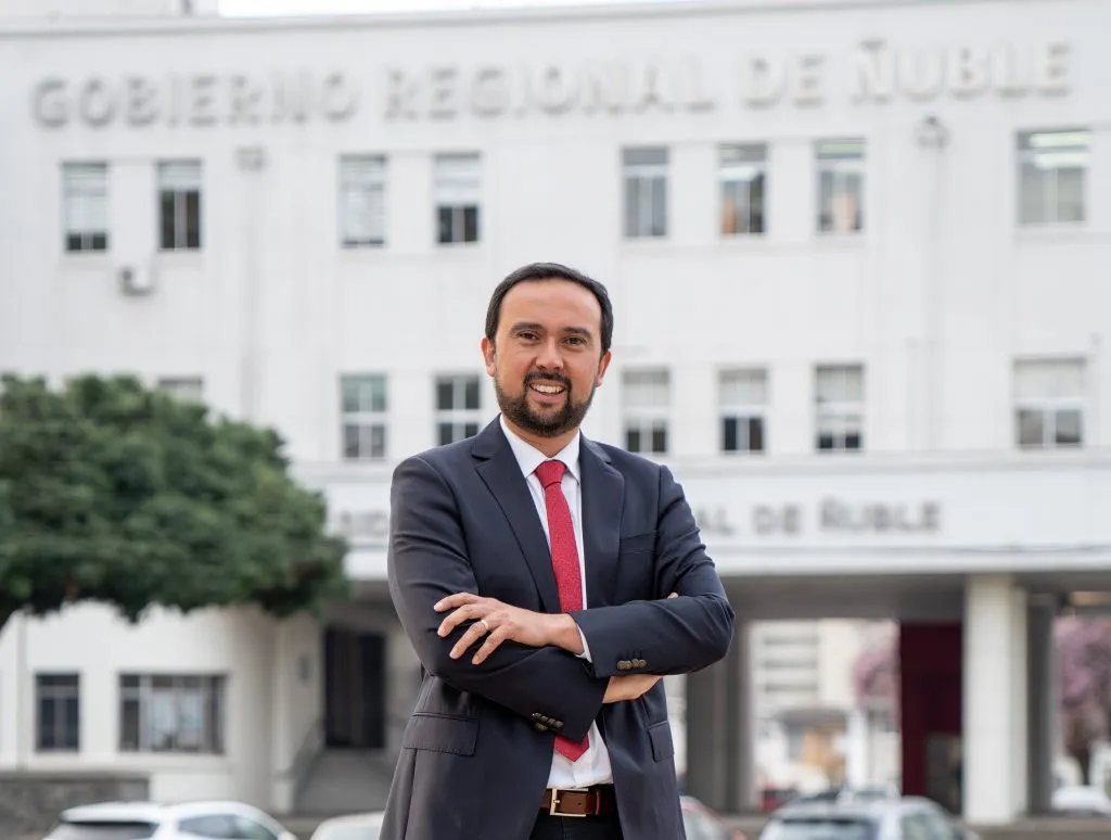 Óscar Crisóstomo fue reelecto en Ñuble con el 41,22% de los votos. (Foto: GORE de Ñuble)