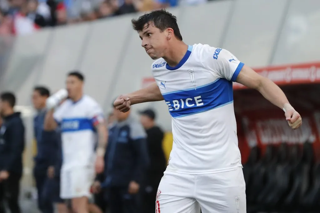 Gonzalo Tapia fue una de las figuras de la UC en 2024. (Felipe Zanca/Photosport).