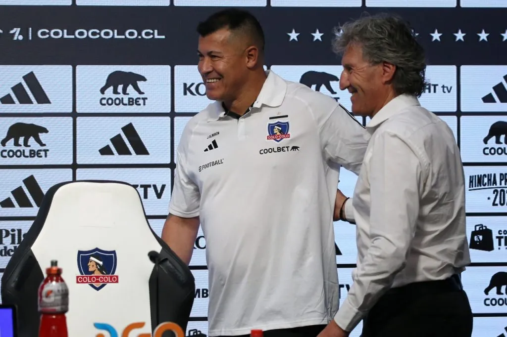 Daniel Morón junto a Jorge Almirón en Colo Colo (Photosport)