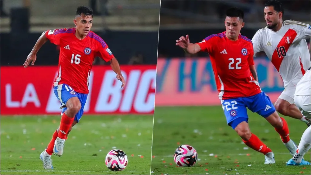 Vicente Pizarro y Alexander Aravena se llenaron de elogios de los históricos de Chile. Foto: Photosport.