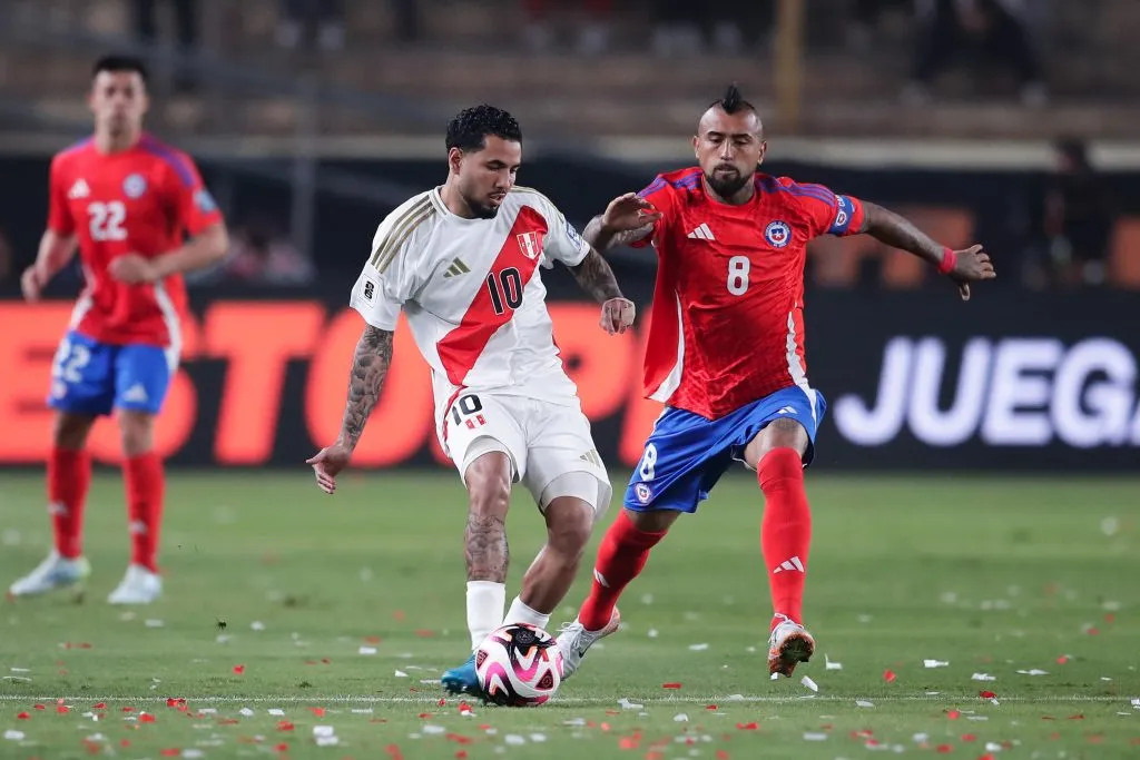 Vidal fue el capitán de Chile. (Photo by Daniel Apuy/Getty Images)