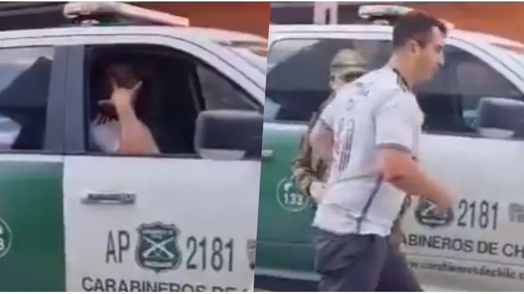 Al sujeto le dio "albolocura" al querer festejar a Colo Colo.