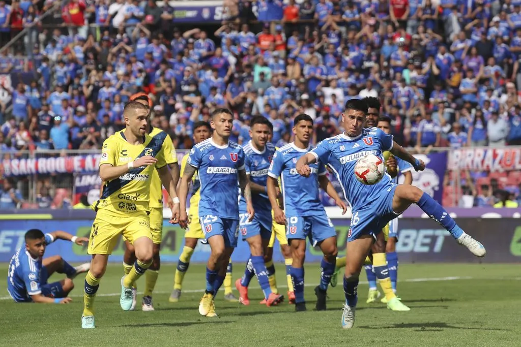 Universidad de Chile no pudo con Everton y se despidió del título. Foto: Pepe Alvujar/Photosport