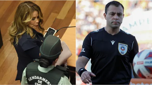 Árbitro de Fútbol vigila estancia de Cathy Barriga en la cárcel.