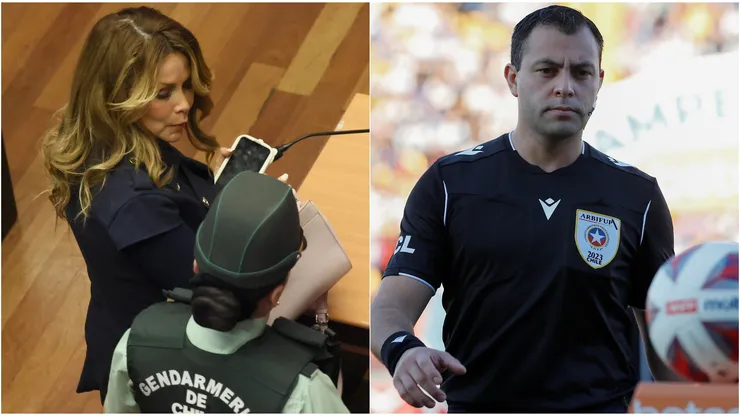 Árbitro de Fútbol vigila estancia de Cathy Barriga en la cárcel.