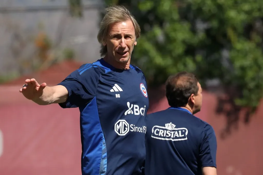 Ricardo Gareca en la selección chilena. Foto: Javier Salvo/Photosport