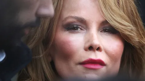 Santiago, 13 de septiembre de 2024. Cathy Barriga durante la audiencia de revisión de sus medidas cautelares.