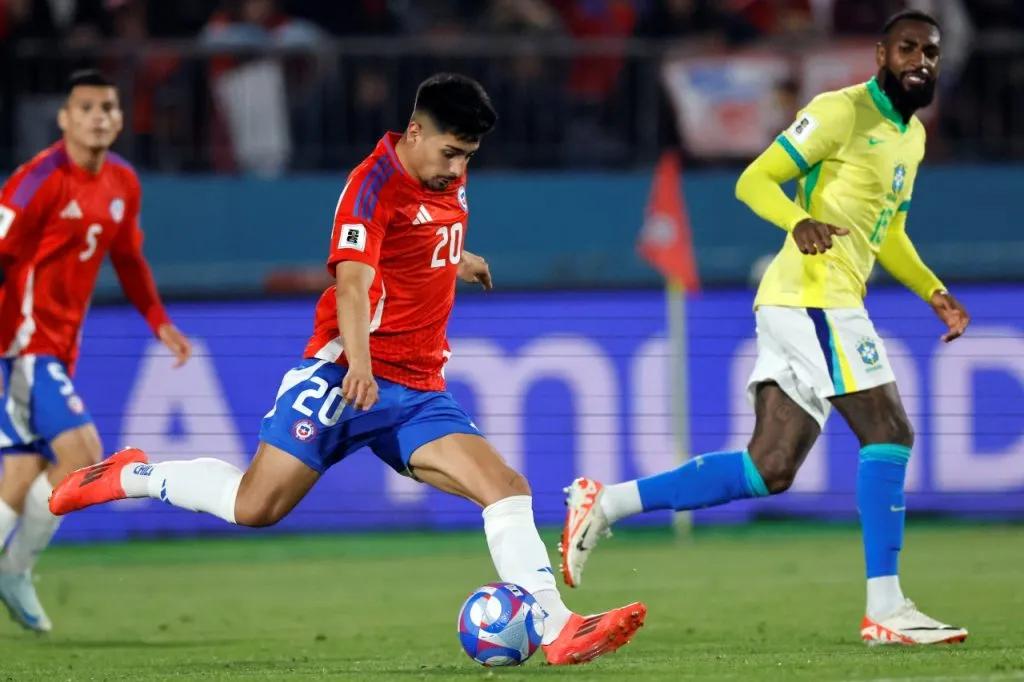 Williams Alarcón no pudo estar con La Roja en esta doble fecha de Eliminatorias (Photosport)