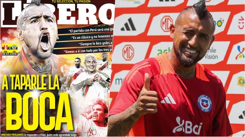 En Perú calientan el reencuentro con Vidal en la Roja