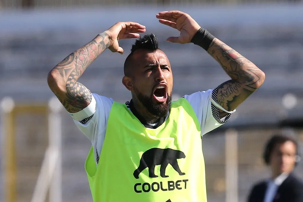 Arturo Vidal seguramente extenderá su permanencia en el Monumental. (Javier Salvo/Photosport).