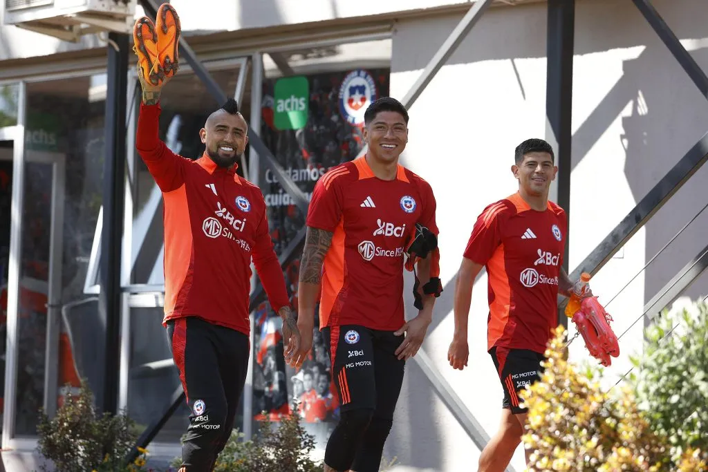 Arturo Vidal está sorprendido de haber sido llamado por Ricardo Gareca a la selección chilena. Foto: Carlos Parra, Comunicaciones FFCh.