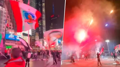 Hinchas albos se tomaron la ciudad de New York