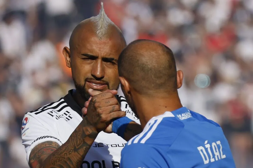 Vidal y Díaz podrían estar cara a cara en el inicio del 2025. Imagen: Photosport.