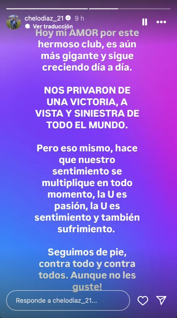 El descargo de Marcelo Díaz | Instagram