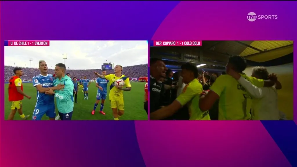 Leandro Fernández terminó sacado. (Captura TNT Sports).