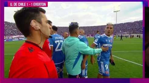 Leandro Fernández botó toda su bronca tras el pitazo final.