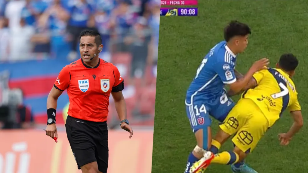 Gilabert fue protagonista por la polémica falta que cobró en el que era el 2-1 para la U