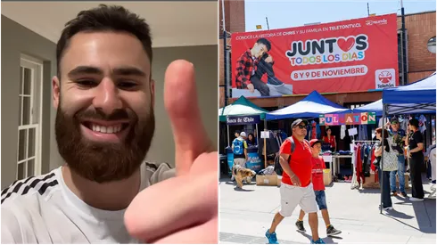 El chileno-británico participó del evento.