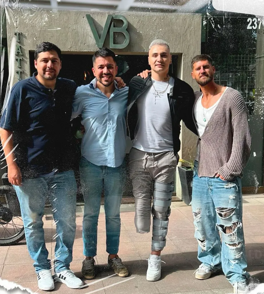 Cristóbal Campos con directivos del SAU