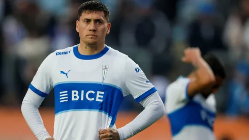 Nicolás Castillo fuera del último partido de Católica en 2024.