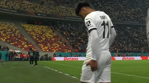 Darío Osorio salió lesionado en derrota de Midtjylland en Europa League.