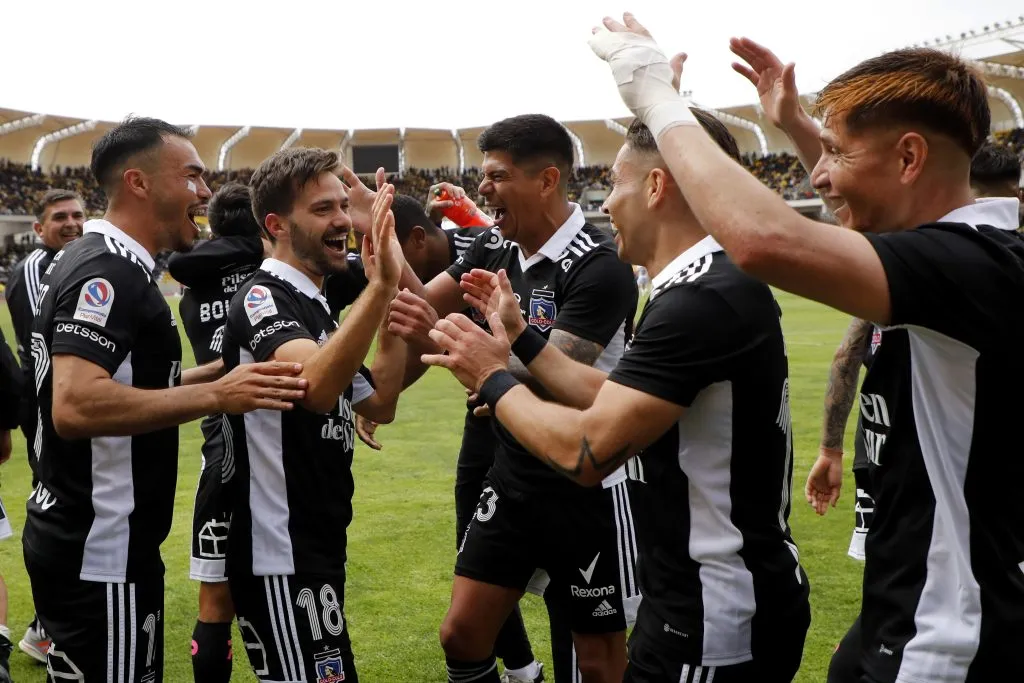 Colo Colo vistió de negro la última vez que fue campeón. Foto: Andres Pina/Photosport