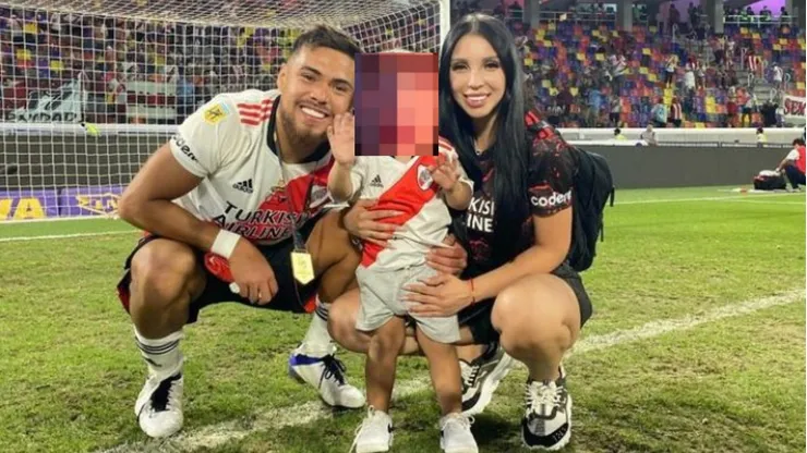 La señora de Paulo Díaz celebró el gol del chileno